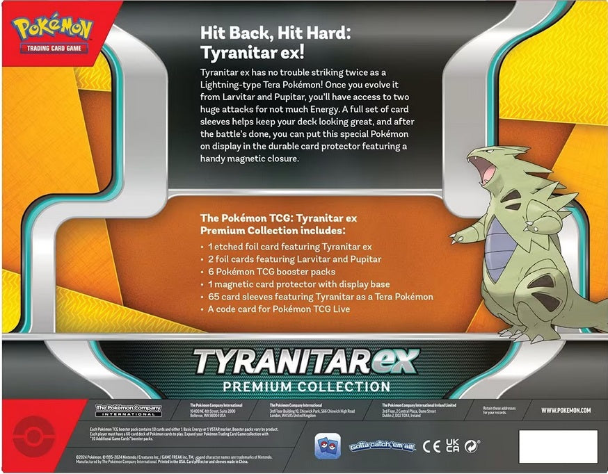 Pokemon Trading Card Game: Tyranitar ex Premium Collection